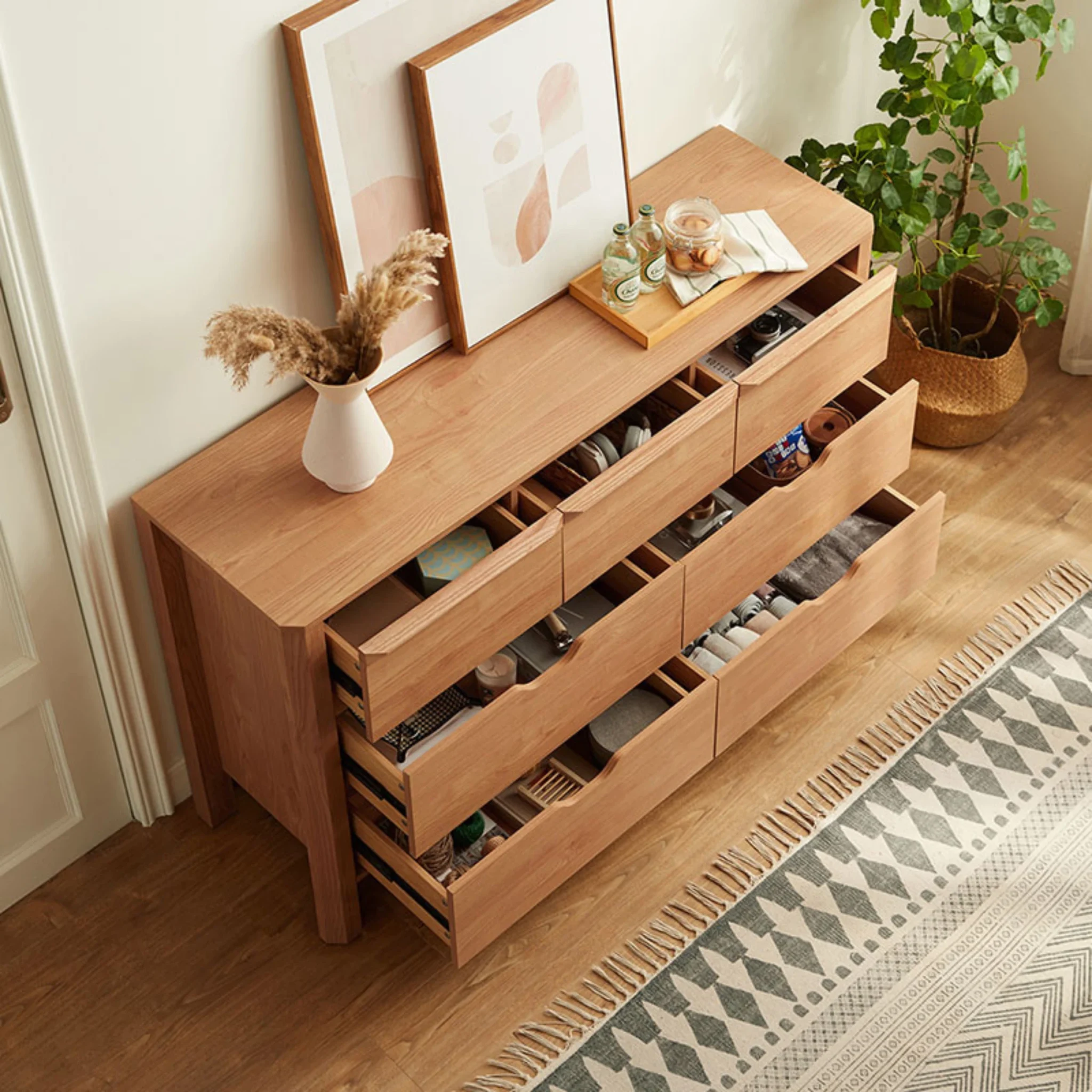 【731さま専用】draw drawers two way tops Linspire Ventus Chest of 7 Drawers Natural Wood – Urban Sales